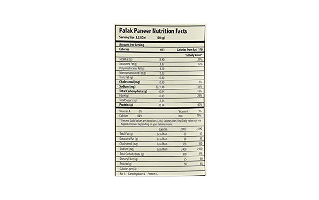Masala Garden Palak Paneer    Pack  50 grams
